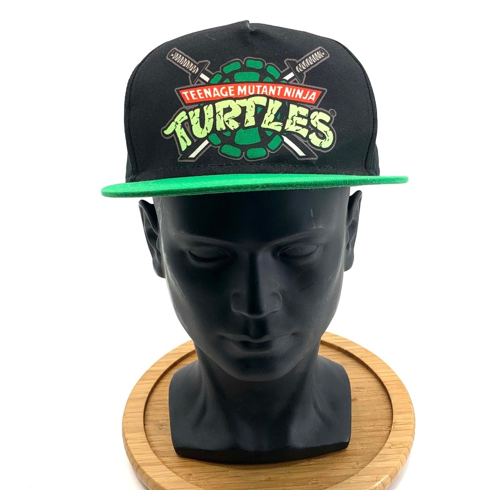 Nickelodeon Teenage Mutant Ninja‎ Turtles Youth Black Green Snapback Hat 2016